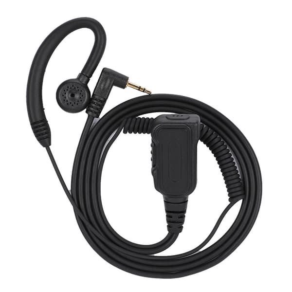 2,5 mm clip-on ørestykke ørekrog tilbehør passer til MOTOROLA walkie talkie