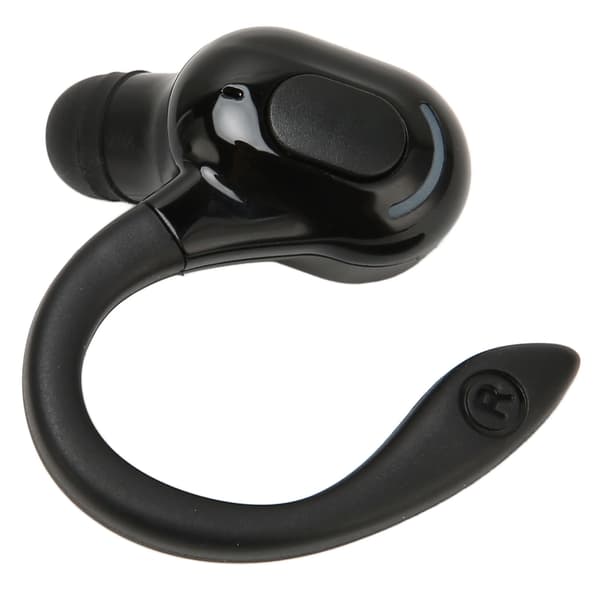 Bluetooth Headset Stereo IPX4 Vanntett USB-lading Enkelt Øre Trådløs Ørepropp for Løping Kjøring Svart