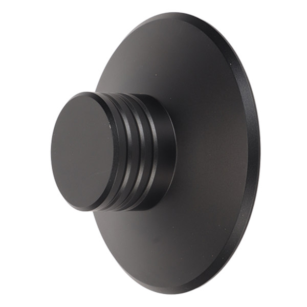 Rekordviktsstabilisator Aluminiumlegering Vinyl Skivspelare Vibrationsreducerare Vinyl Viktklämma LP Disc Stabilisator Svart