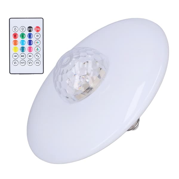 LED-projeksjonslys Bluetooth-lampe Dynamisk krusningseffekt E27 RGB fjernkontroll 24W 85‑265V