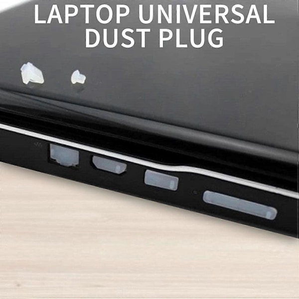 Dammskydd för Laptop, Mjuka Silikon Dammskydd för Laptop USB-portar - Universella Dammskydd 7-pack