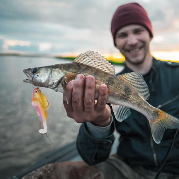 3 stk Fat Head kunstig agn Swimbaits fiske lokker sett fiskeutstyr tilbehør002