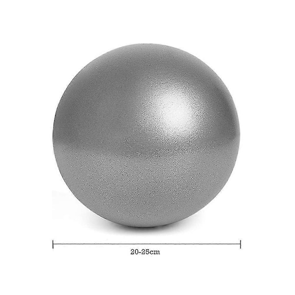 Mini Pilates-pallo - keskivartaloharjoitteluun, täytetään pillillä, ei tarvita pumppua, punainen