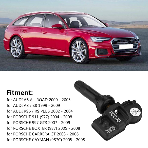 4D0907275C Gummidäcktrycksensor för Audi A6 A8 RS6 PORSCHE
