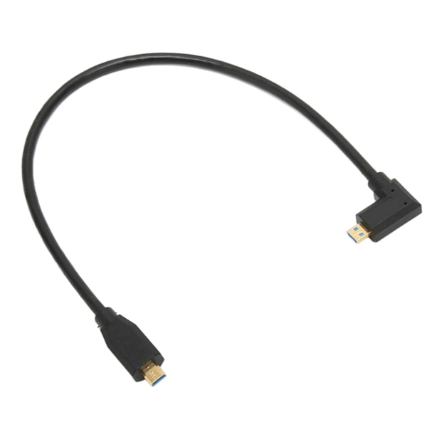 8K 60Hz Micro HD Multimedia Interface-kabel Höger armbåge Micro HD Multimedia Interface hane till hane-sladd OD4.0mm