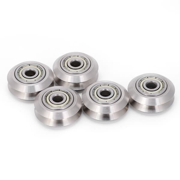 5 stk. V-Type Hjul Rustfritt Stål 3D-skriver Deler Tilbehør for Openbuilds 5mm Indre Hull