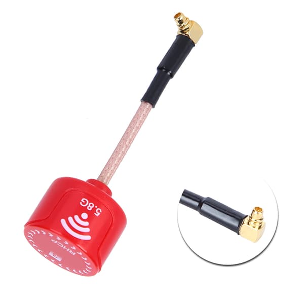 5.8Ghz 3dBi LHCP Høj Gain Antenne til FPV Racing Drone RC Dele Tilbehør RedAngled MMCX