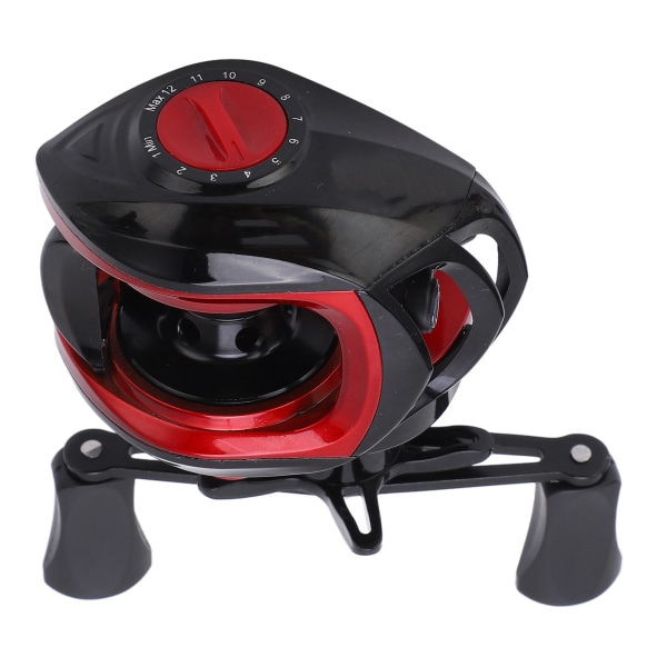 LK201 Plastic/Aluminum Alloy Black Red Magnetic Brake Standard Right/Left Hand Exquisite Fishing Casting Reel WheelStandard Right Hand