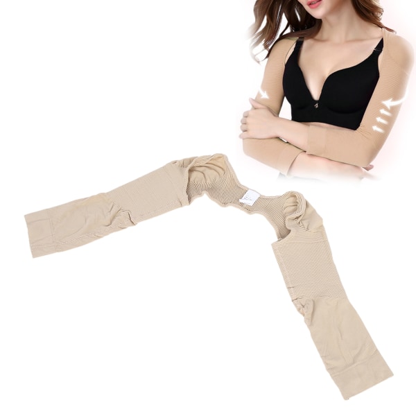 Elastisk Arm Shaper Skulder Overarm Compression Wrap Shaper Ryggkorrektor HudfargeM