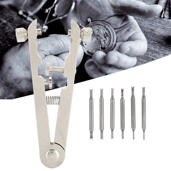 V-formad klockband Rem Länkstift Spring Bar Remover Tång Watch Reparationstillbehör