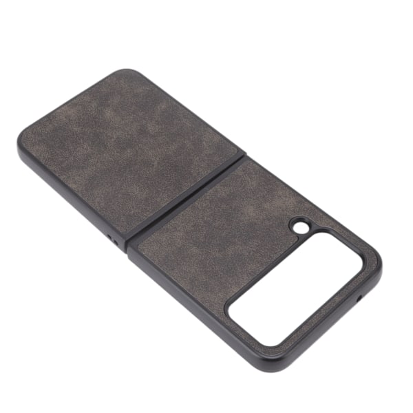 Fällbart skärmskydd i läder för Samsung Galaxy Z FLIP 4, kamouflagegrön
