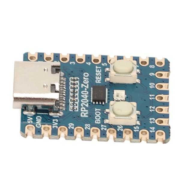 Mikrokontrollerin mini-kehityskortti RP2040-siru, kaksiytiminen prosessori, C C++ Python-tuki Raspberry Pi:lle