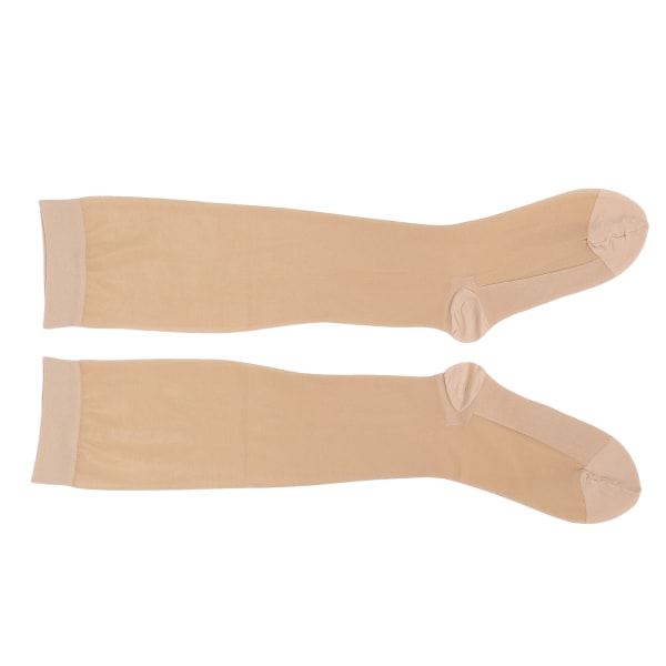 Kompressionsstrumpor som andas Elastiska över vadden strumpor AntiVaricose Vein Strumpor(L/XL)