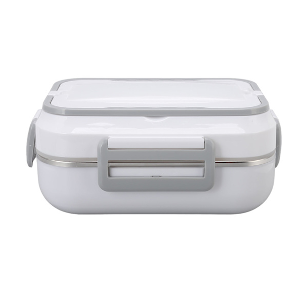 1,5L Elektrisk Varmeisolering Madkasse Bilvarme Elektrisk Madkasse Hjem Bil Dobbelt-anvendelse Rustfrit Stål Liner Madkasse Hvid EU Stik 220V