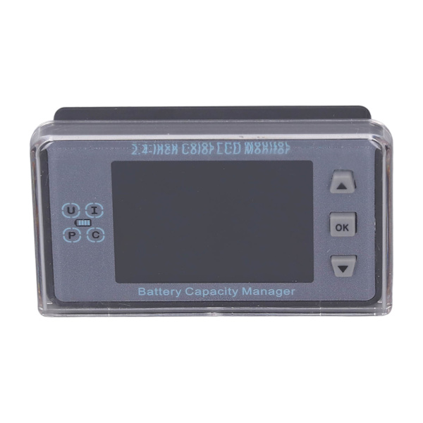 Voltmeter Coulometer Wireless Battery Capacity Manager -näyttö 2,4 tuuman värillisellä LCD-näytöllä 500V 50A