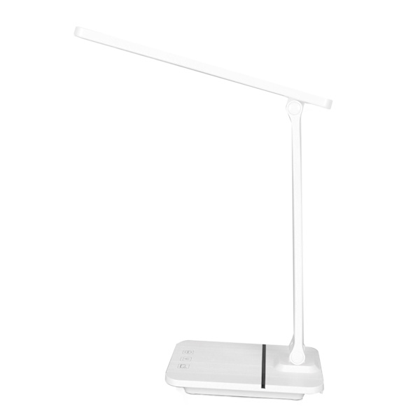 LED Skrivebordslampe Øyebeskyttelse 3 Lysmoduser Multi Vinkel Regulering Berøringskontroll Mykt Bordlys for Studier