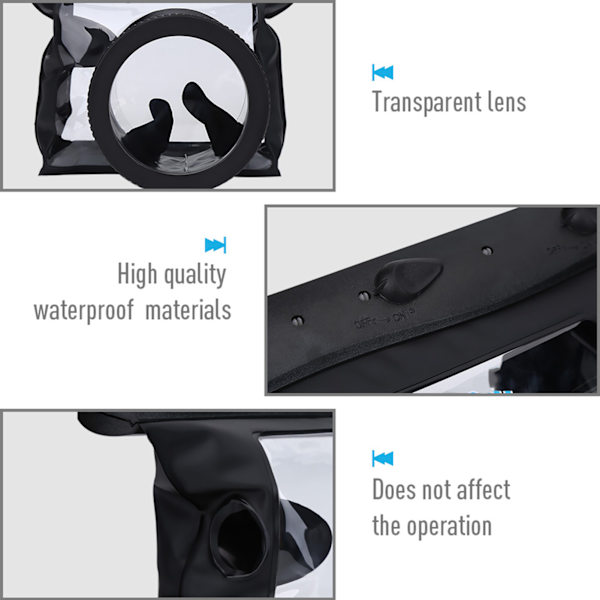 Vedenkestävä vedenalainen case Canon DSLR-kameralle