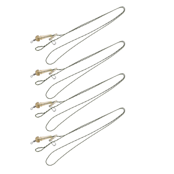 Fiskegrej Leadcore Carp Leaders Udskiftelige Hybrid Camo Leadcore Leaders til fiskeri3 stykke underline