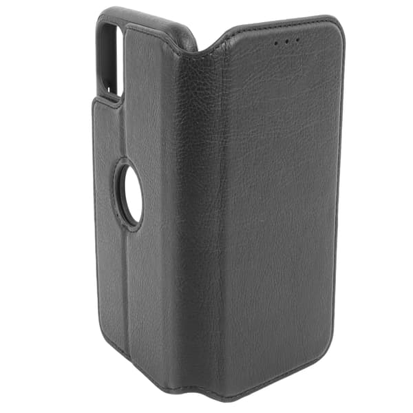 Retro Mobiltelefon Flip Case Mobiltelefonholder Tegnebog Beskyttende TPU Case til Iphone Sort til IPhone 13