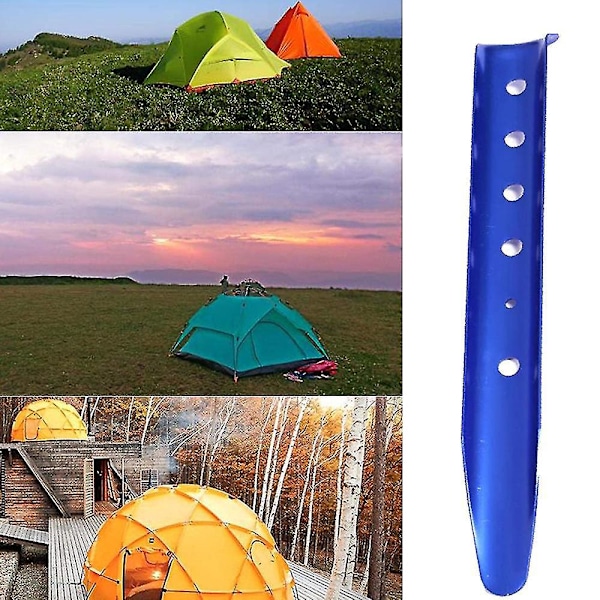 Snø- og sandteltplugger - Aluminium teltplugger lettvekts for camping, fotturer og backpacking