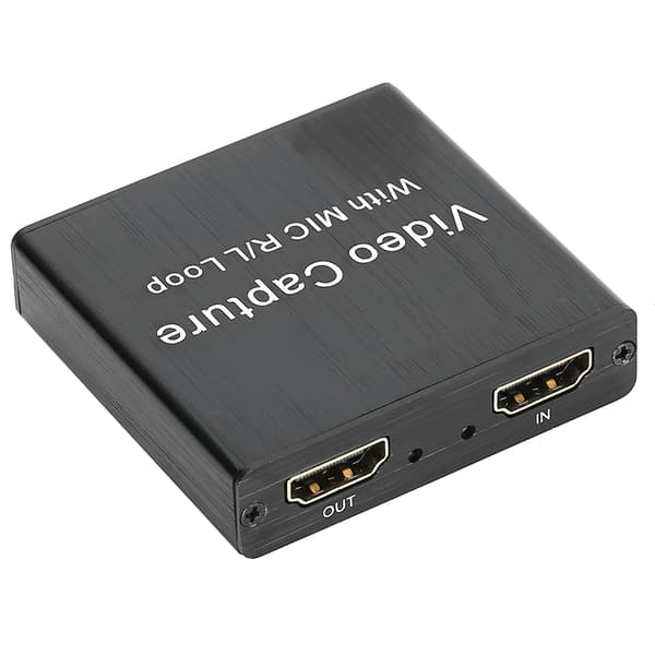 HDMI High Definition USB Video Capture Card Spel Live Mikrofon för OBS Inspelningsbox 4K