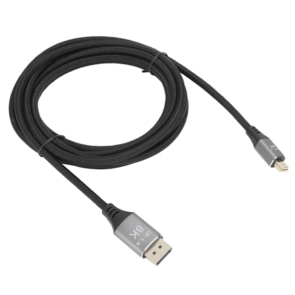Version 1.4 Mini DP till DP-kabel Tvåvägs ömsesidig konvertering för Displayport Line 4K@144Hz HD-kabel för datorer TV-apparater Projektorer Skärmar 3 meter