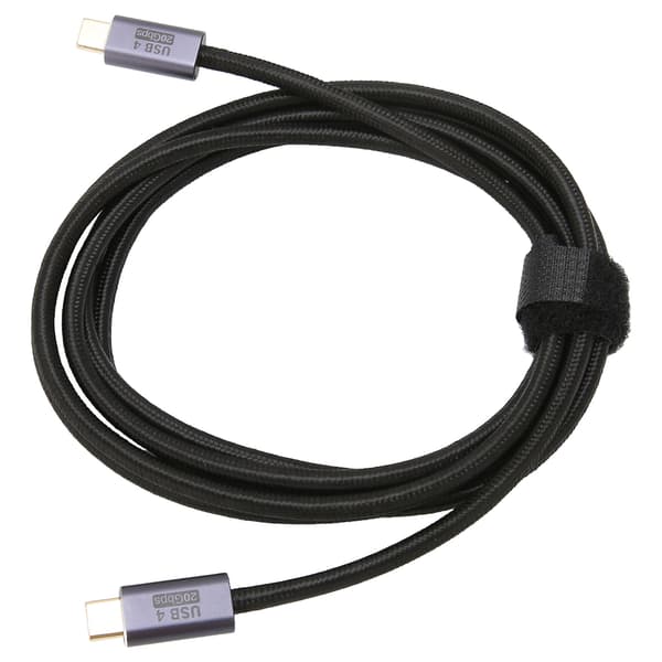 USB4 Datakabel Hög Hastighet 20Gbps Typ C 8K60Hz Datakabel för Bärbara Datorer Surfplattor Mobiltelefoner 200cm/78.7in