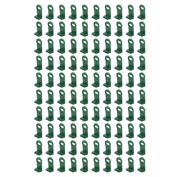 100 STK Plast Växthus Twist Clips Skuggning Fixering Clips Förlängare Clips Växthusisolering Fästelement Växthängare