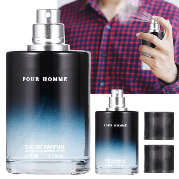 50ml*2 Menn Lemon Front Note Parfyme Langvarig Duft Parfyme