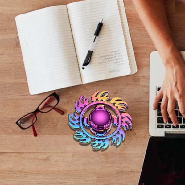 Fidget Toys Kullagerleksaker i rostfritt stål EDC ADHD Stresslindrande leksaker för vuxna barn