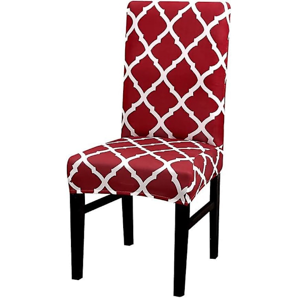 Universal Red Stretch spisestuestoltrekk for hjem, restaurant, bar og hotell