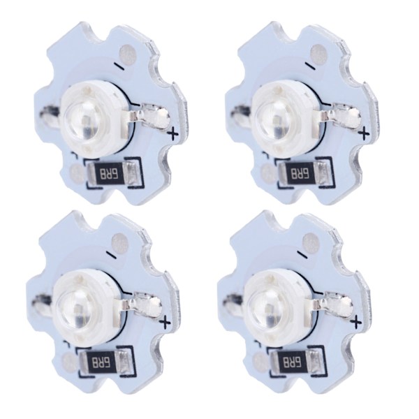 25 stk 5V LED-chips 200LM 1W High Power LED-lampeperler til gør-det-selv belysningsarmaturer Blåt lys 455‑460NM