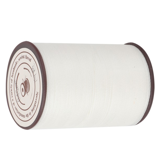 0,45 mm lädersömnadsvaxtråd 160 m/rulle Handarbete Stickning Craft Wax tråd (vit)