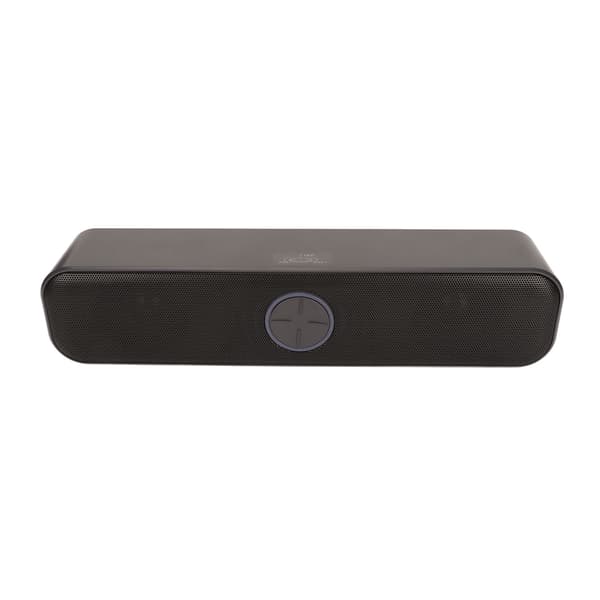 Datorhögtalare USB-driven Stereo 2 Kanal Plug and Play RGB Datorhögtalare Svart