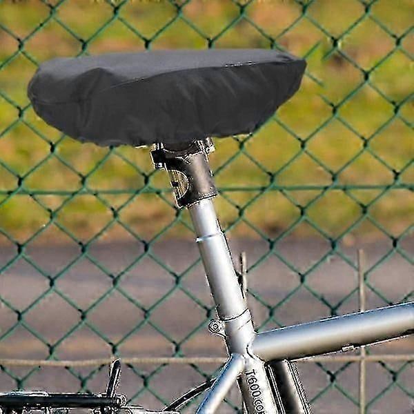 Vedenpitävä satulanpäällinen polkupyörälle, musta