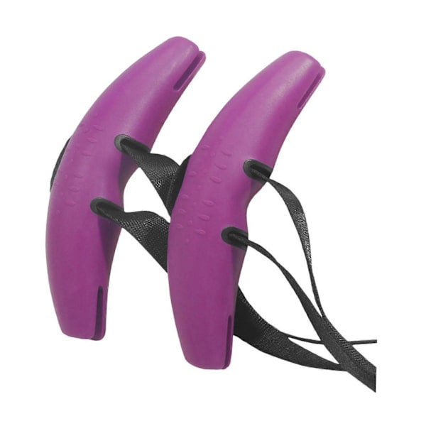 2 kpl Tranining Grip -kahvat Ergonomiset tankoihin Maastanosto Painonnosto - Violetti - Violetti