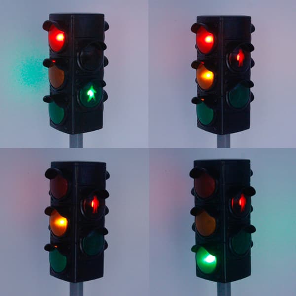 Simulering Trafikskyltar Ljus Säkerhet Övergång Väg Leksaker Tidig Barndom Pedagogiska Leksaker