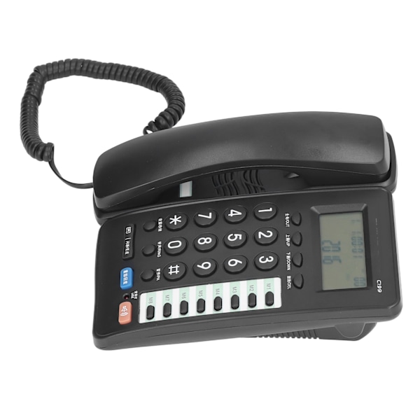 C199 Hjemmetelefon med ledning Kontortelefon Fastnet understøtter opkaldsstemmemeddelelse Mute-funktion