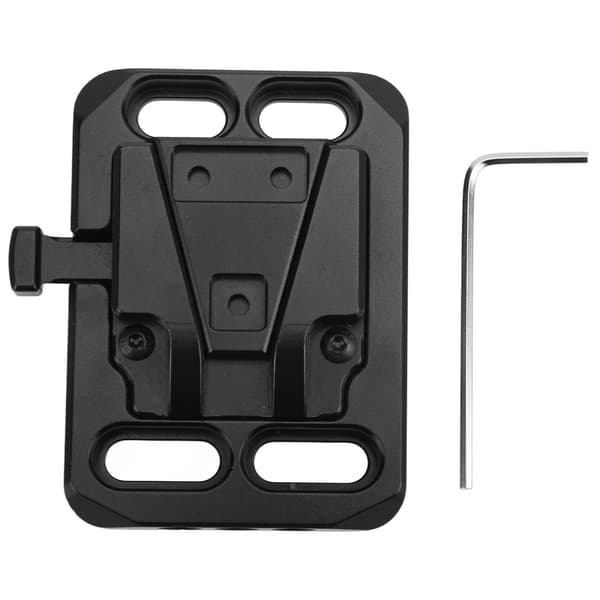 Full Metal V-Mount Batteribrett Base CNC Hul V-Lock Batteriplateadapter for Kamera