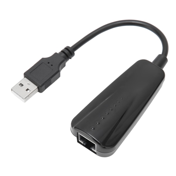 USB til Ethernet-adapter USB 2.0 til 10/100 Mbps Pluggbar LAN-nettadapter kompatibel for Windows for Linux for OS X