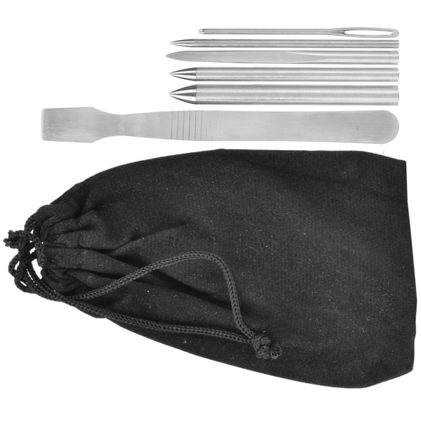 6st/ set Rostfritt stål Paracord Vävsömmar Snörningsnålar Set Armband Stickning DIY Tool