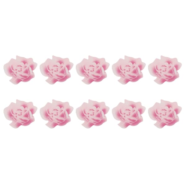 10 st DIY ansiktsmaskpapper Rosmönsterformad våtkompress Engångs ansiktsmaskark