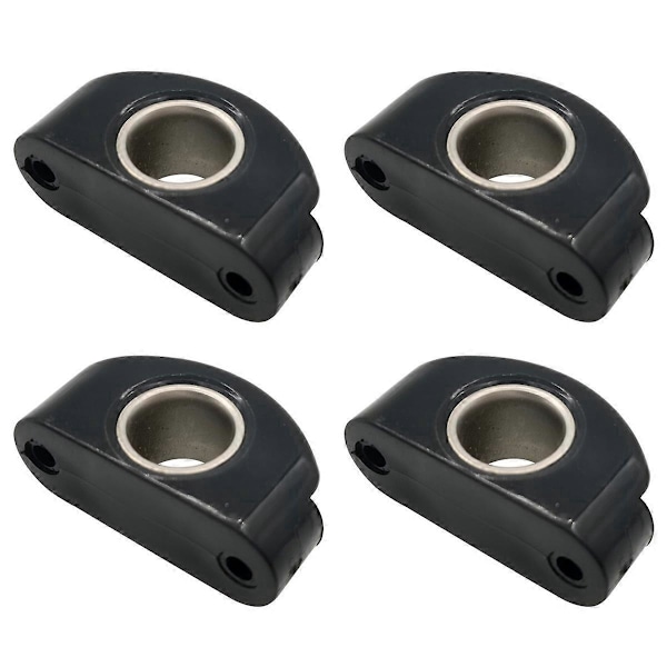 Marinebåd Fairlead Sort Nylon Bullseyes 12 mm 1/2 tomme