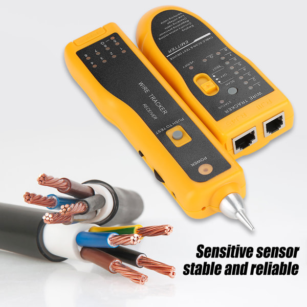 Håndholdt Rapid LAN Network Kabel Tester Line Finder Wire Tracker Diagnose Tone Tool