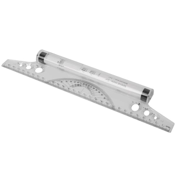 Parallell rullinjal ritning ritning typ vinkellinjal konst mätverktyg 30 cm längd