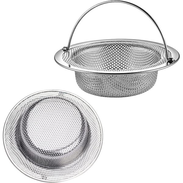 Diskho Sil, 2 st Diskho Silar med Rostfritt Stålhandtag, Diskho Galler, Diskho Propp (11cm Diameter)