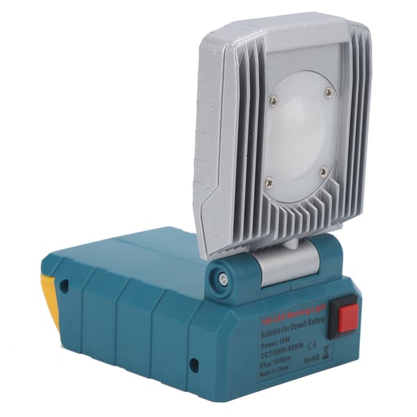 LED-værktøjslys Universal Lithium Batteri Interface Arbejdsbelysningslampe 1000LM 18V TPDL‑10W