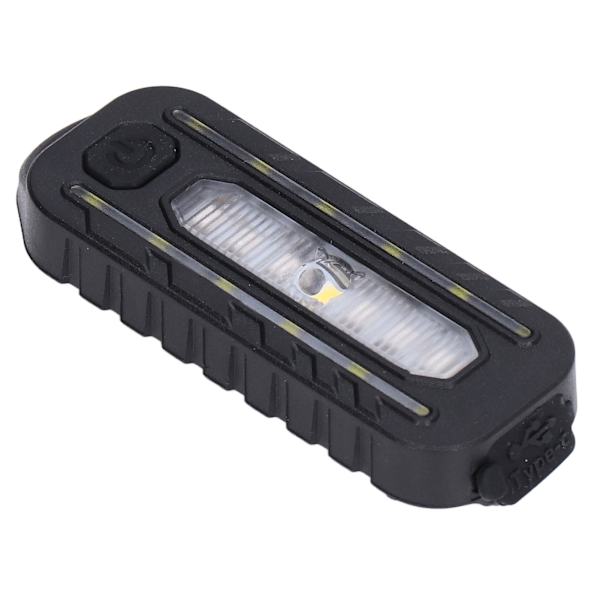 Monitoiminen punainen sininen varoitusvalo USB lataustakavalon LED vedenpitävä olkavalaisin