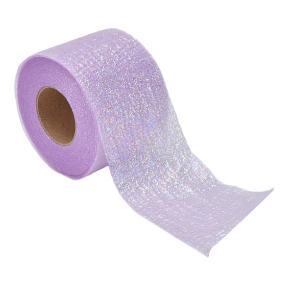 Symphony Ribbon Gradient Julband Rulle DIY Hemmagjorda Barnbåge Hårprydnad Tulle Rulle Ljus Lila
