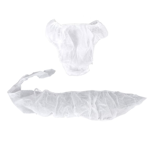Disponibel BH Underkläder Kvinnor Resor Bärbar Skönhetssalong Mjuk Hygienisk Andas BH Trosor Set